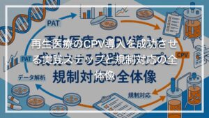 再生医療のCPV導入を成功させる実践ステップと規制対応の全体像 overlay